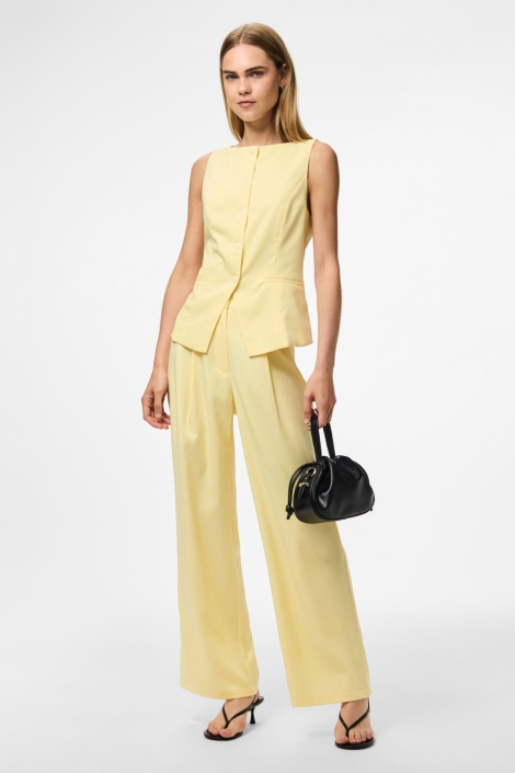 Pieces pcjoline sl boatneck waistcoat wvn
